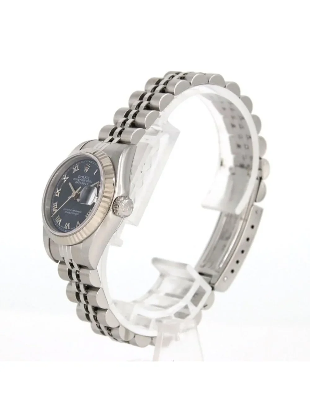Rolex Datejust Stainless Steel White Gold Automatic Watch